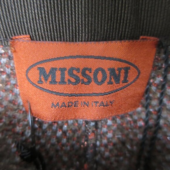 Missoni Slim Knit Trouser Pant With Leather Trim Waist Size 40 - Picture 12 of 14